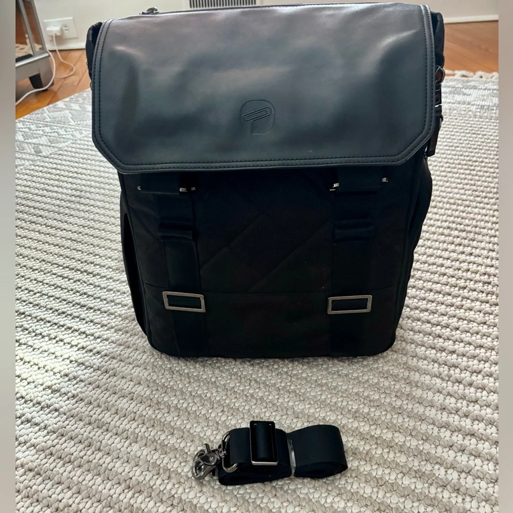 Paperclip Willow Convertible Diaper Bag Backpack Black